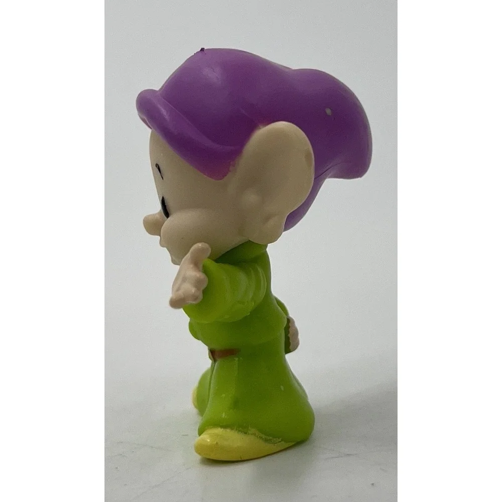 Disney Dopey Plastic Miniature Figurine Snow White Seven Dwarfs‎ PVC 1 1/4